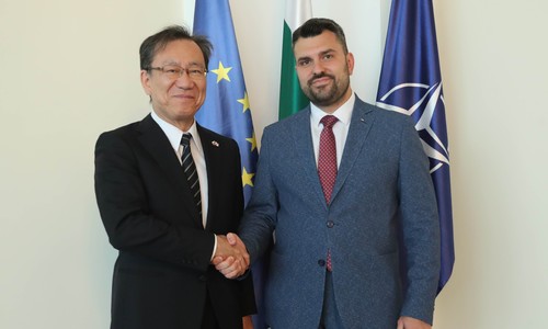 Meeting between Minister Georg Georgiev and the Ambassador of Japan to Bulgaria Hisashi Michigami